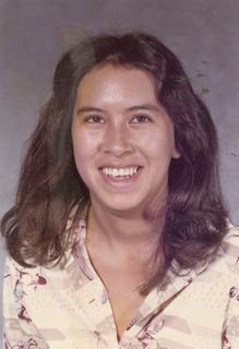 Lori Arviso Alvord in High School, ca. 1975