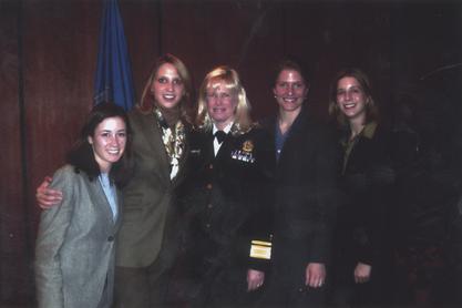 Susan J. Blumenthal with former interns, training next generation of women doctors and leaders in public health