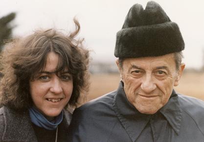 Rita Charon with her father, Dr. George Charon, 1983