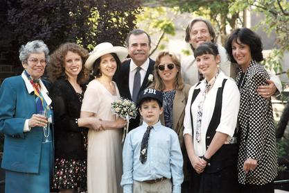 Rita Charon with her husband and their children and grandchildren, 1993