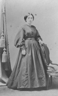 Mary Putnam as a medical student, early 1860s