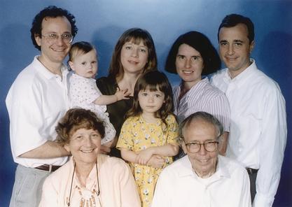 Lissy Jarvik and her family, 1998