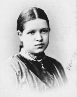 Florence Sabin as a young girl, ca. 1880