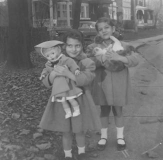 Esther Sternberg as a young girl, 1950s