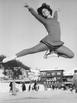 Lorraine Hanlon Comanor skating, 1960s