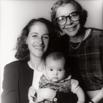 Margaret Hamburg with her daughter and her mother, Beatrix Hamburg, M.D., 1993