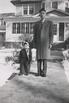 Rebekah Wang-Cheng as a young girl with her father, ca. 1955