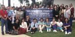 Michelle Bholat with the Wilmington Family Health Center staff, 1999